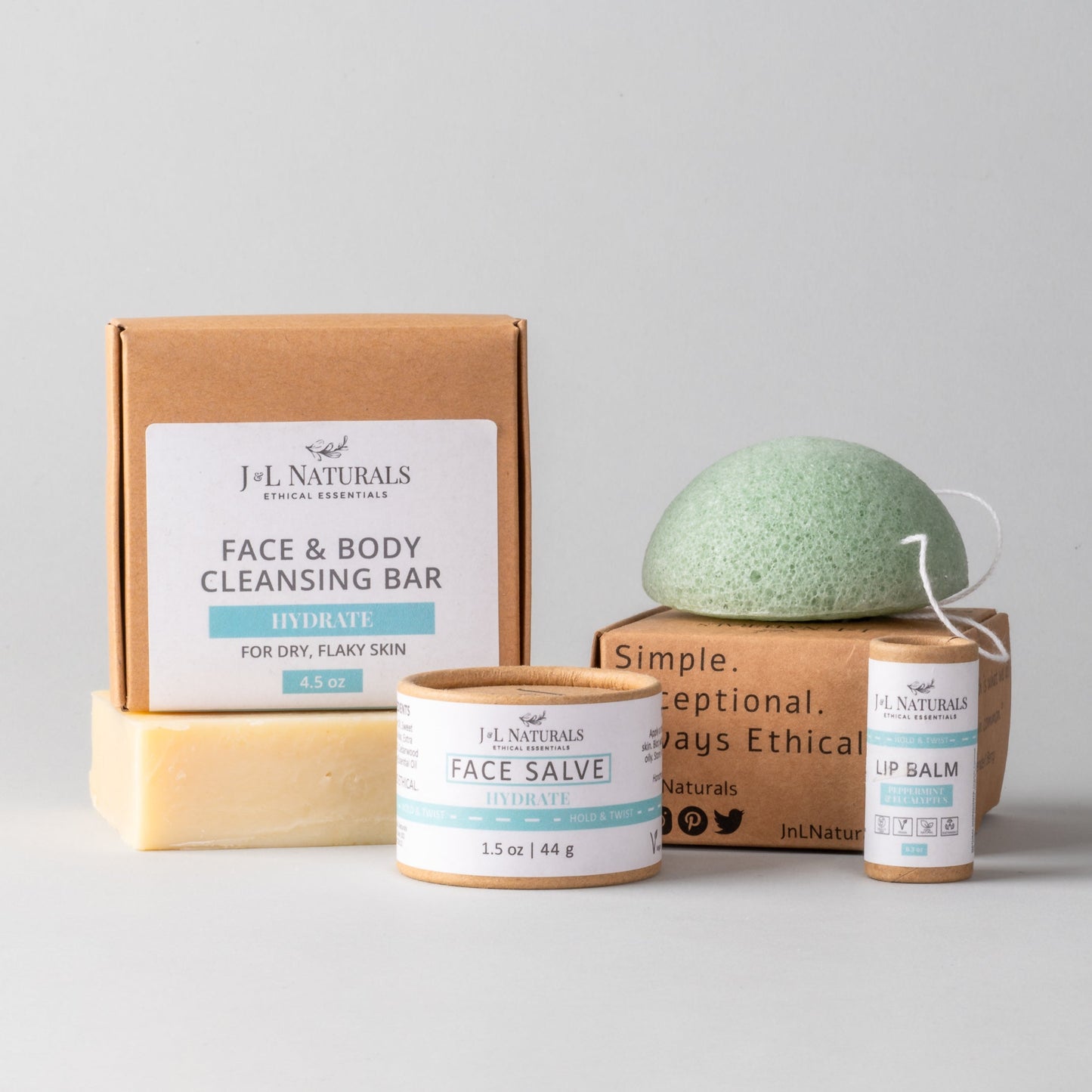 Kit Esencial de Régimen para la Piel (Set de 4 Piezas)